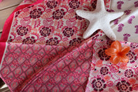 Foulard Fuchsia Avec Motifs AURELIO
