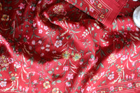 Foulard Rouge Avec Motifs ALONZO
