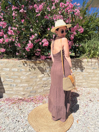Robe Chocolat Coton LUANA