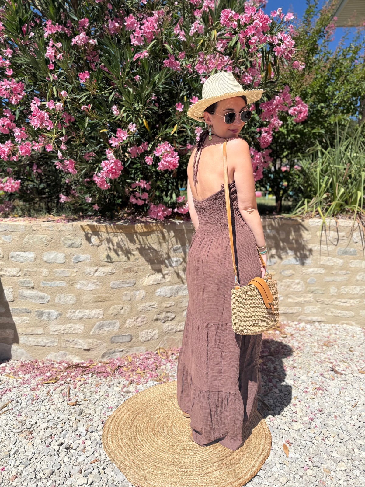 Robe Chocolat Coton LUANA