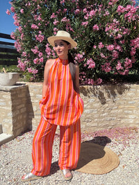 Ensemble A Rayures Colorées LUCILLA