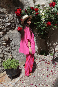Chemise Gaze De Coton MARY SOL Fuchsia