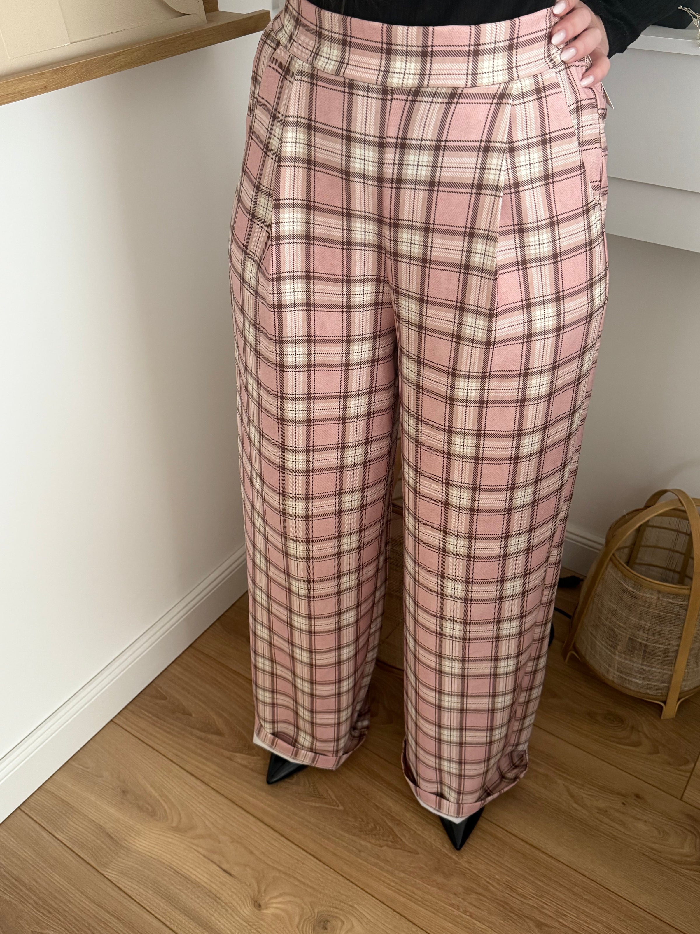 Pantalon à carreaux ANDREAN tendance