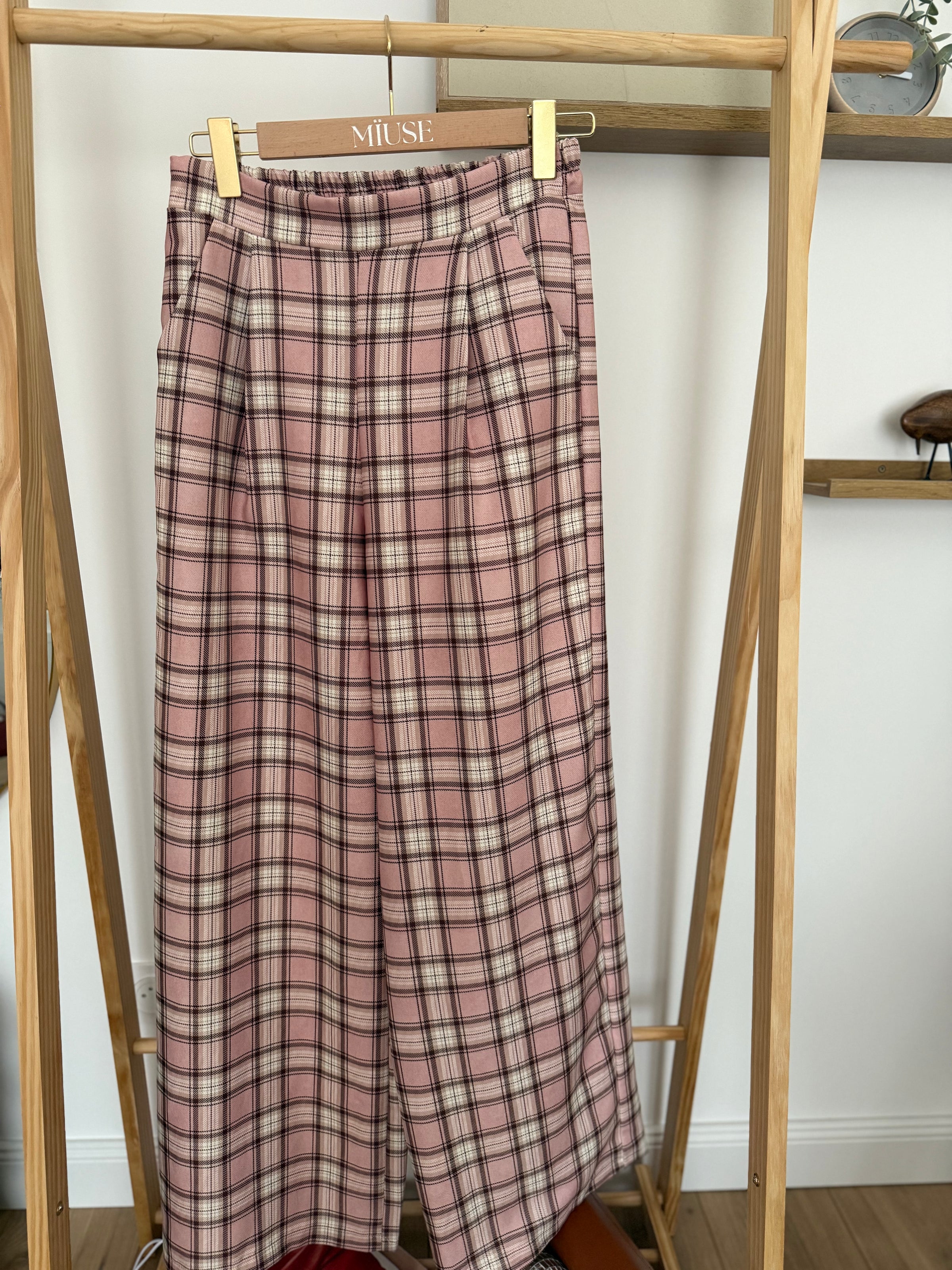 Pantalon à carreaux ANDREAN tendance