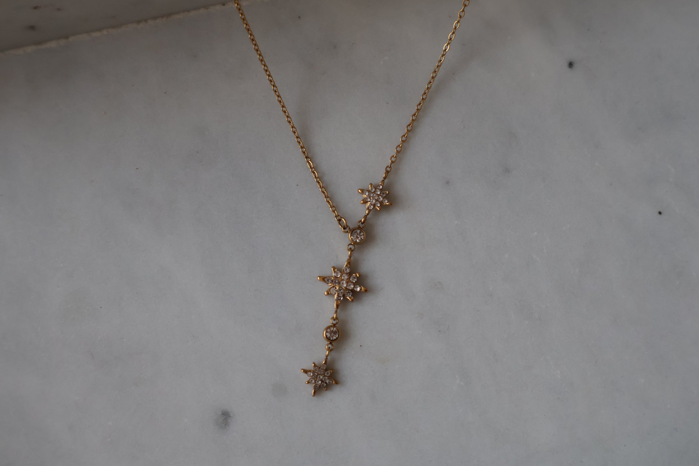 Collier acier doré MATHILDA