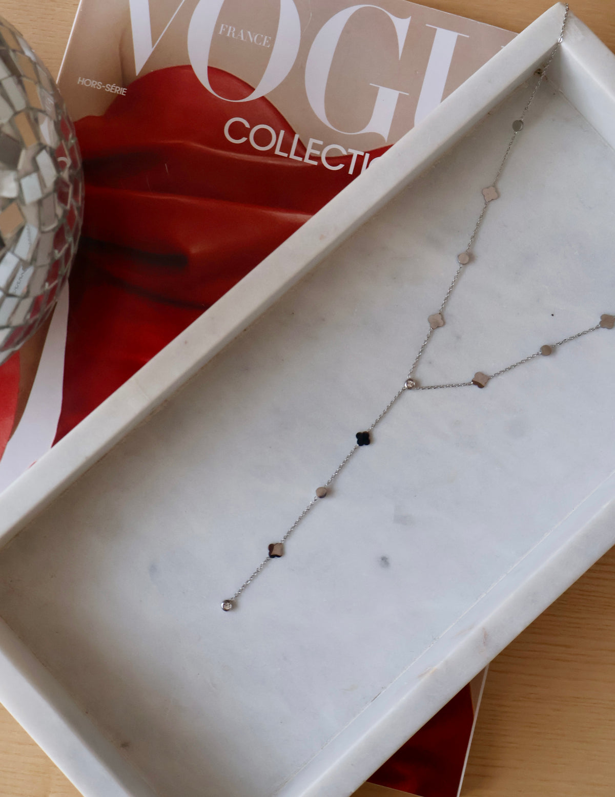Collier argenté YASMINE