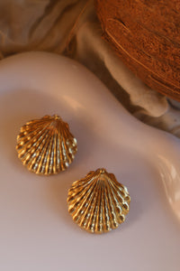 Boucles D'oreilles En Acier Doré MARÉA
