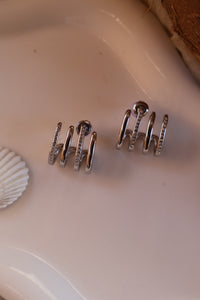 Boucles D'oreilles Acier Argenté SELUNE