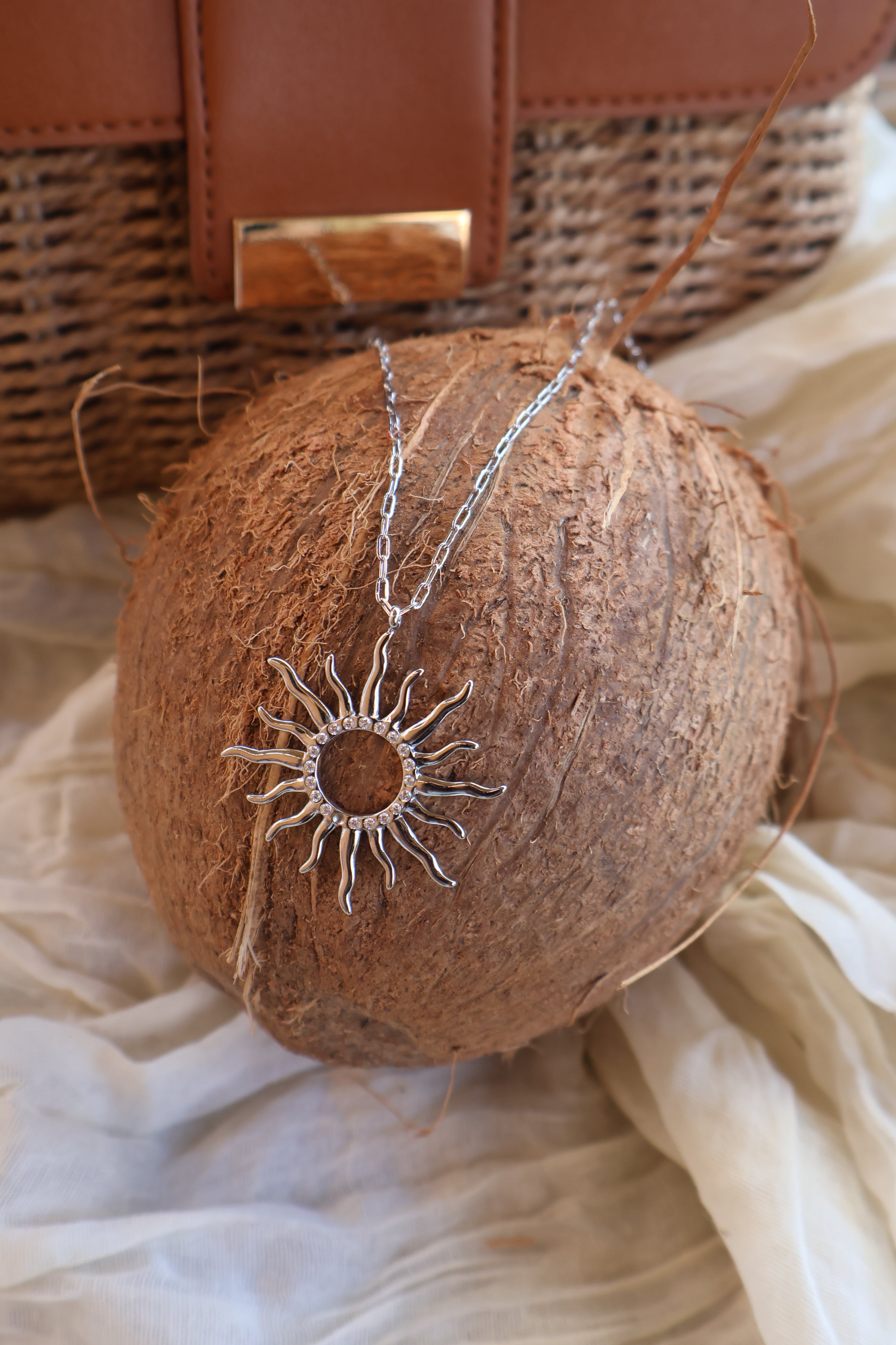 Collier En Acier Argenté  SOLEA