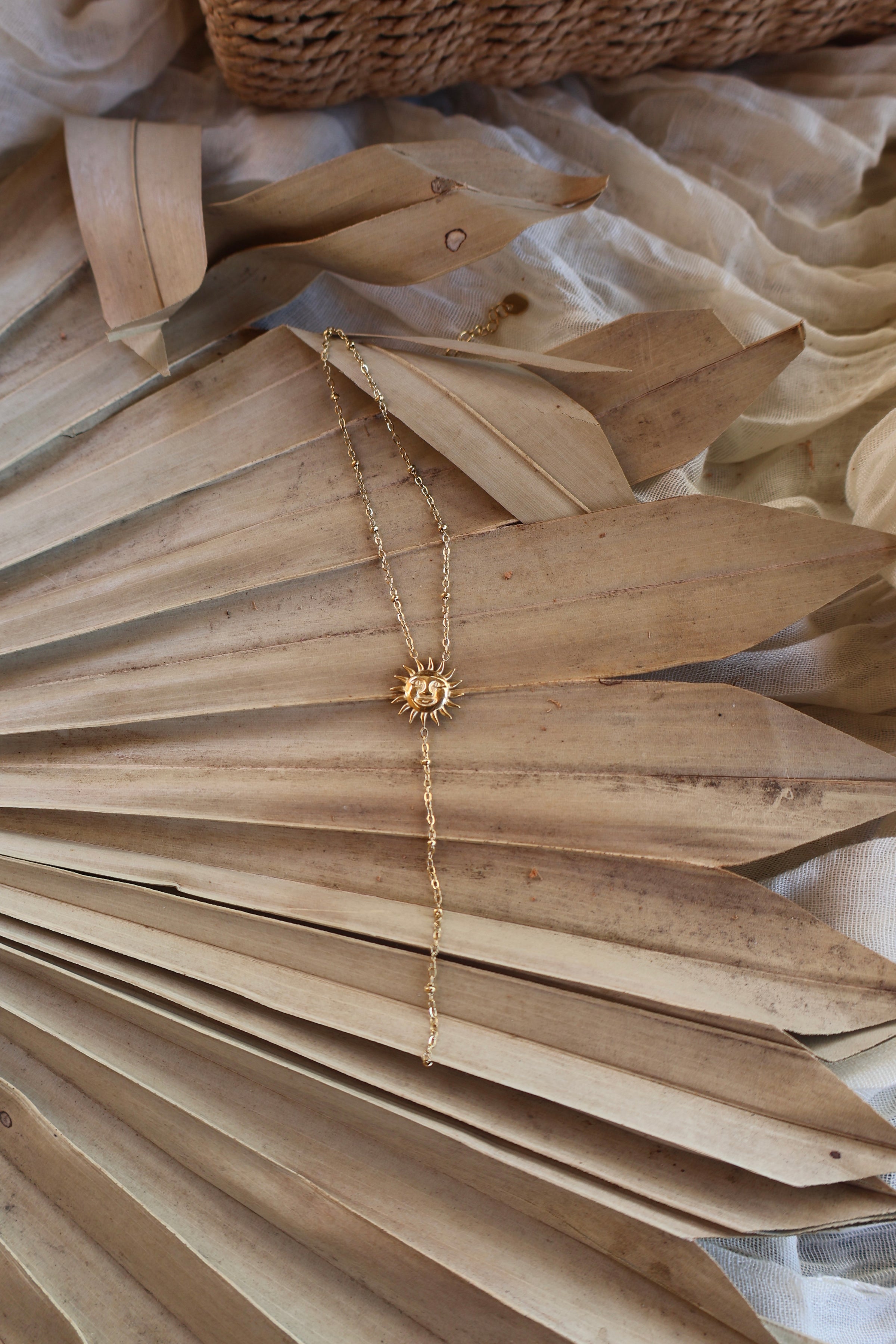 Collier En Acier Doré SUNNEE