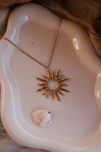 Collier En Acier Doré SOLEA