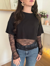 Top Dentelle Noir ANDRÉA