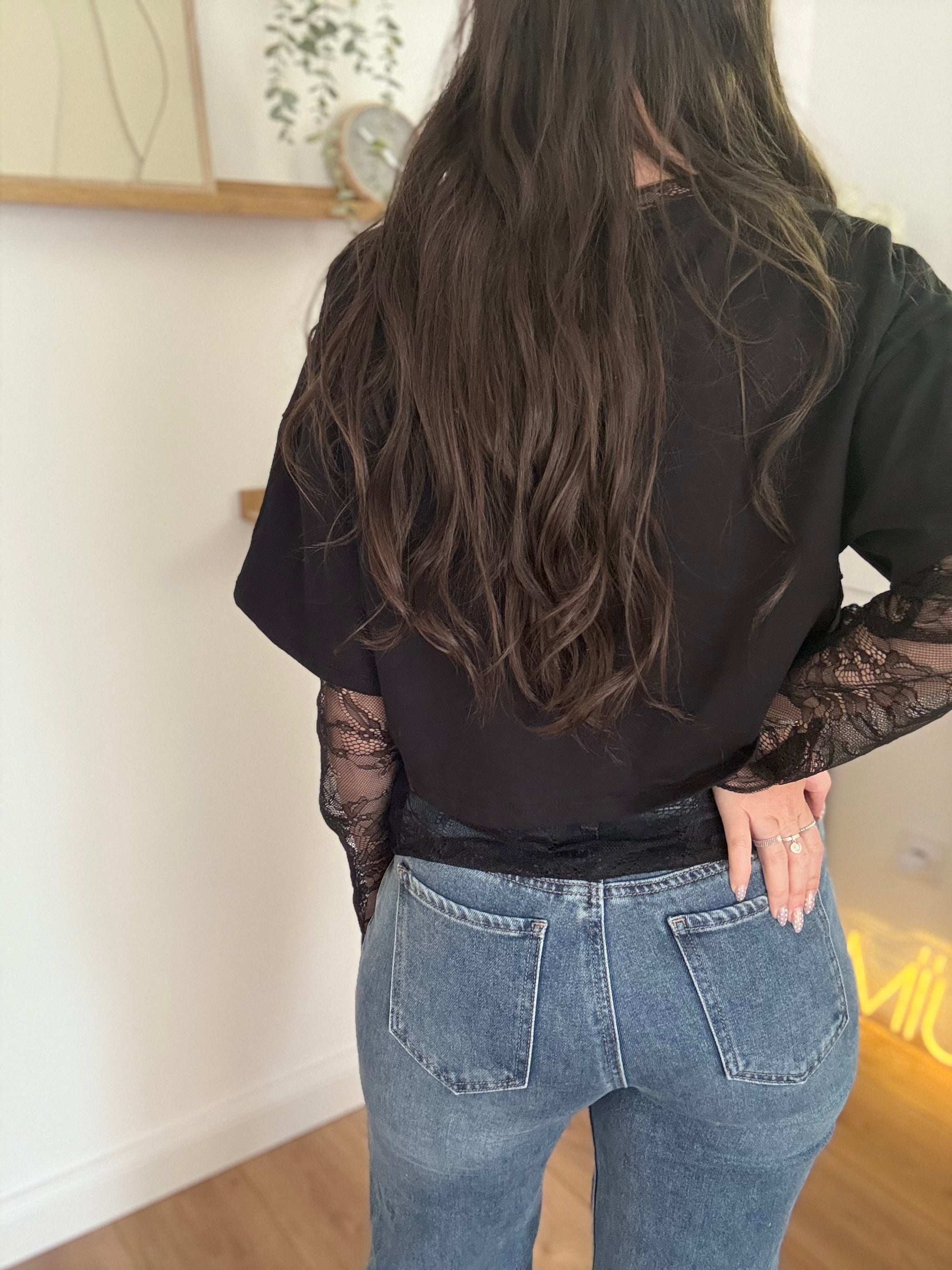 Top Dentelle Noir ANDRÉA