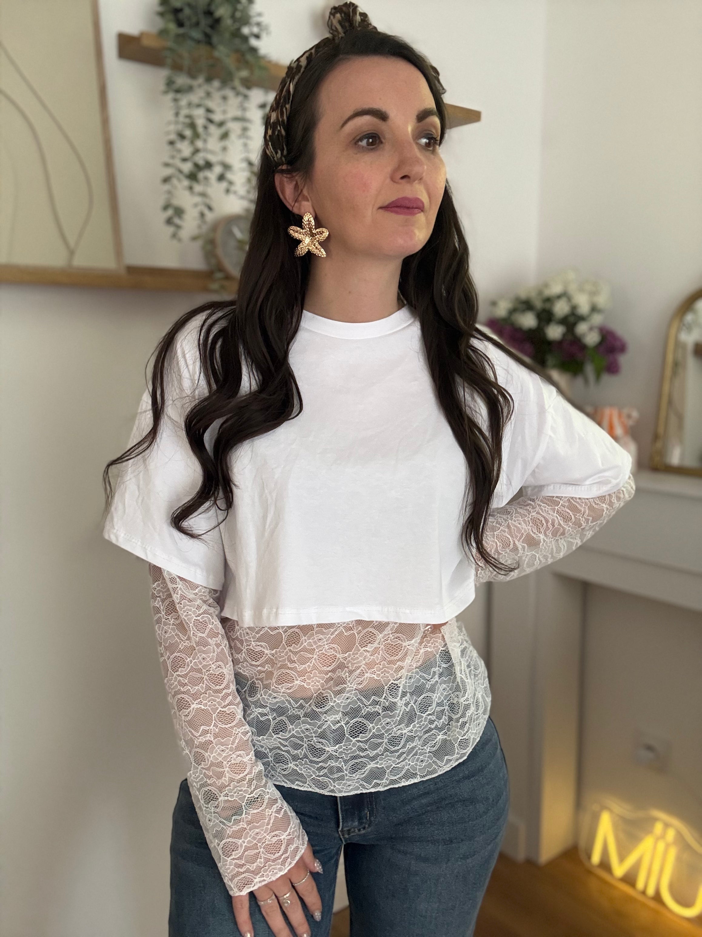Top Dentelle Blanc ANDRÉA