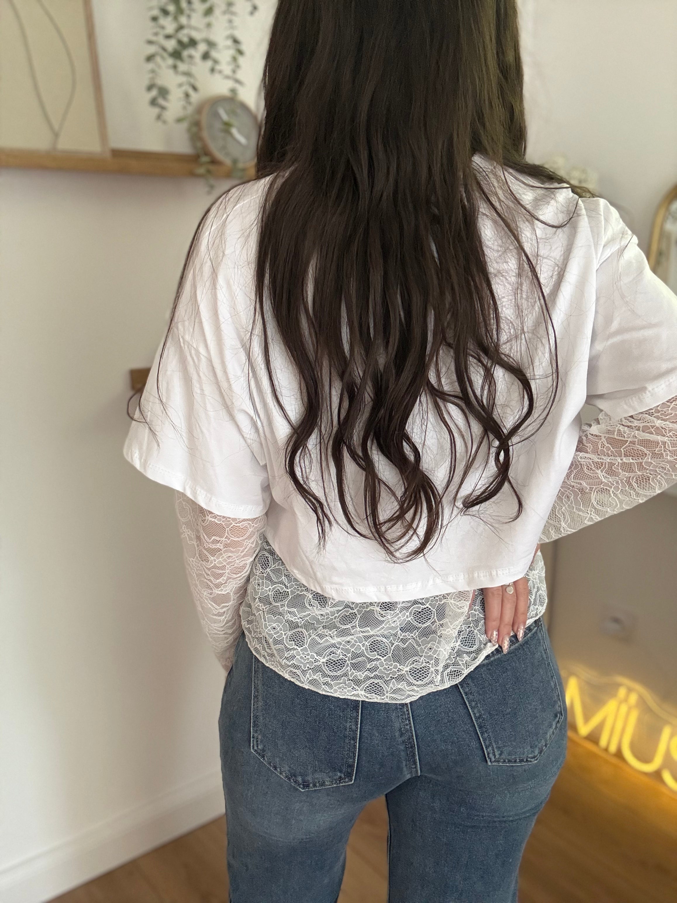 Top Dentelle Blanc ANDRÉA