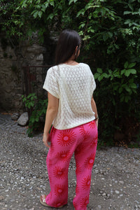 Pantalon Gaze De Coton SUNLIGHT
