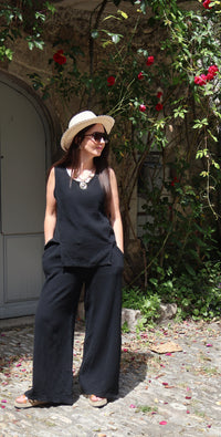 Ensemble Gaze De Coton PABLO Noir