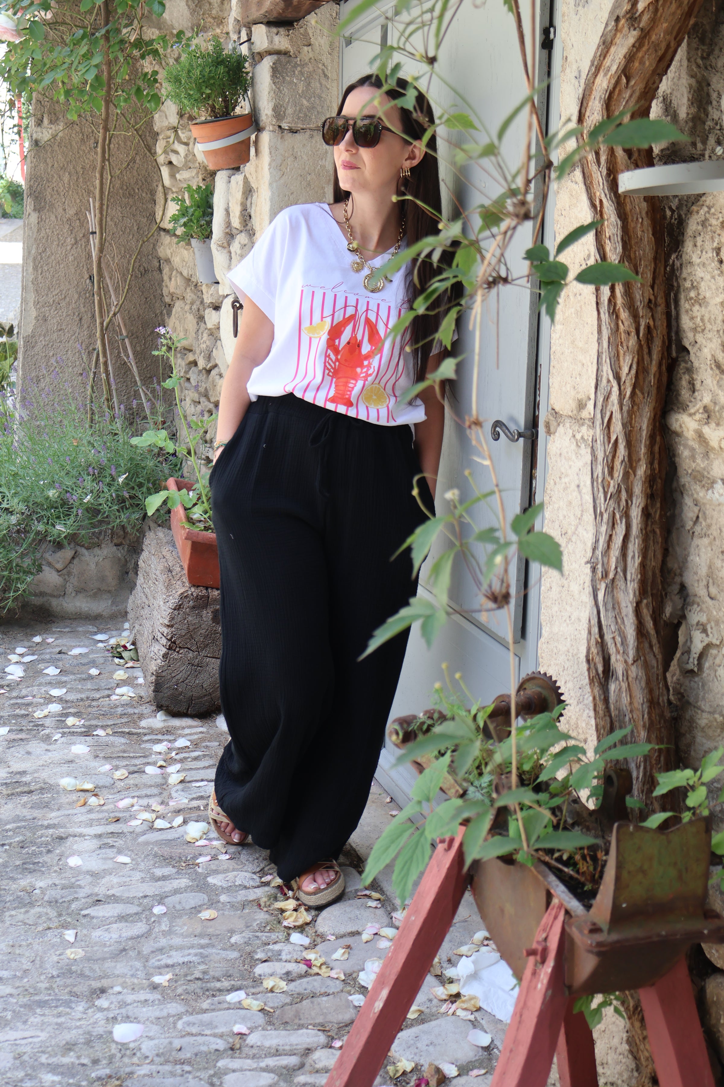 T-Shirt Imprimé Homard