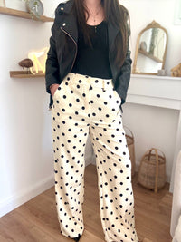 Pantalon à pois ROMY