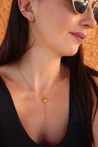 Collier En Acier Doré SUNNEE