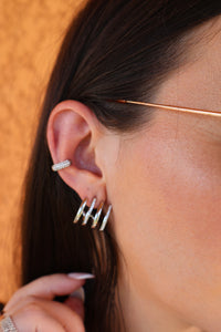 Boucles D'oreilles Acier Argenté SELUNE