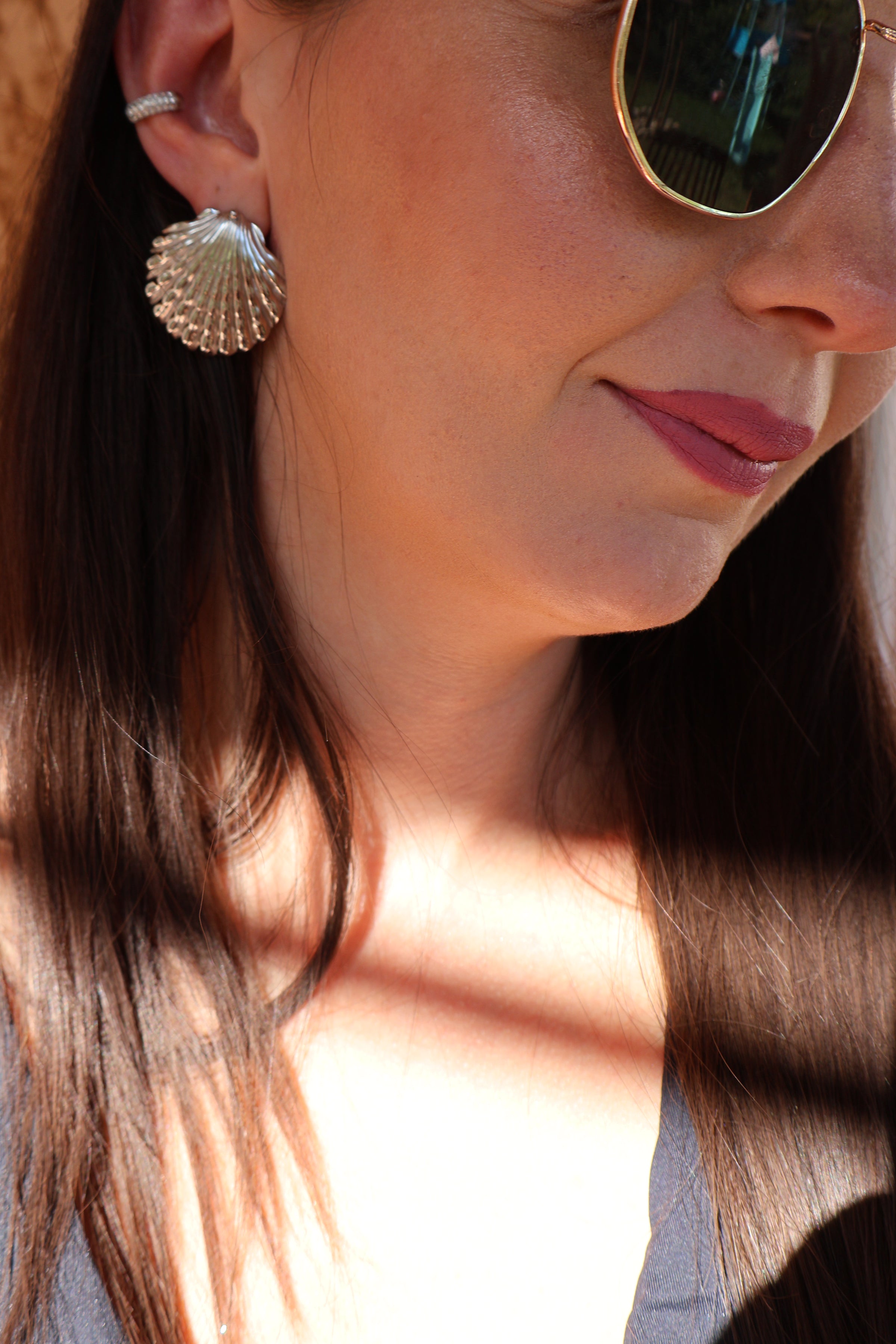 Boucles D'oreilles En Acier Argenté MARÉA