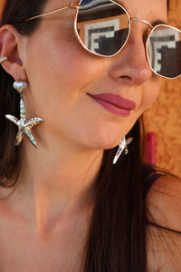 Boucles D'oreilles En Acier Argenté OCÉARA