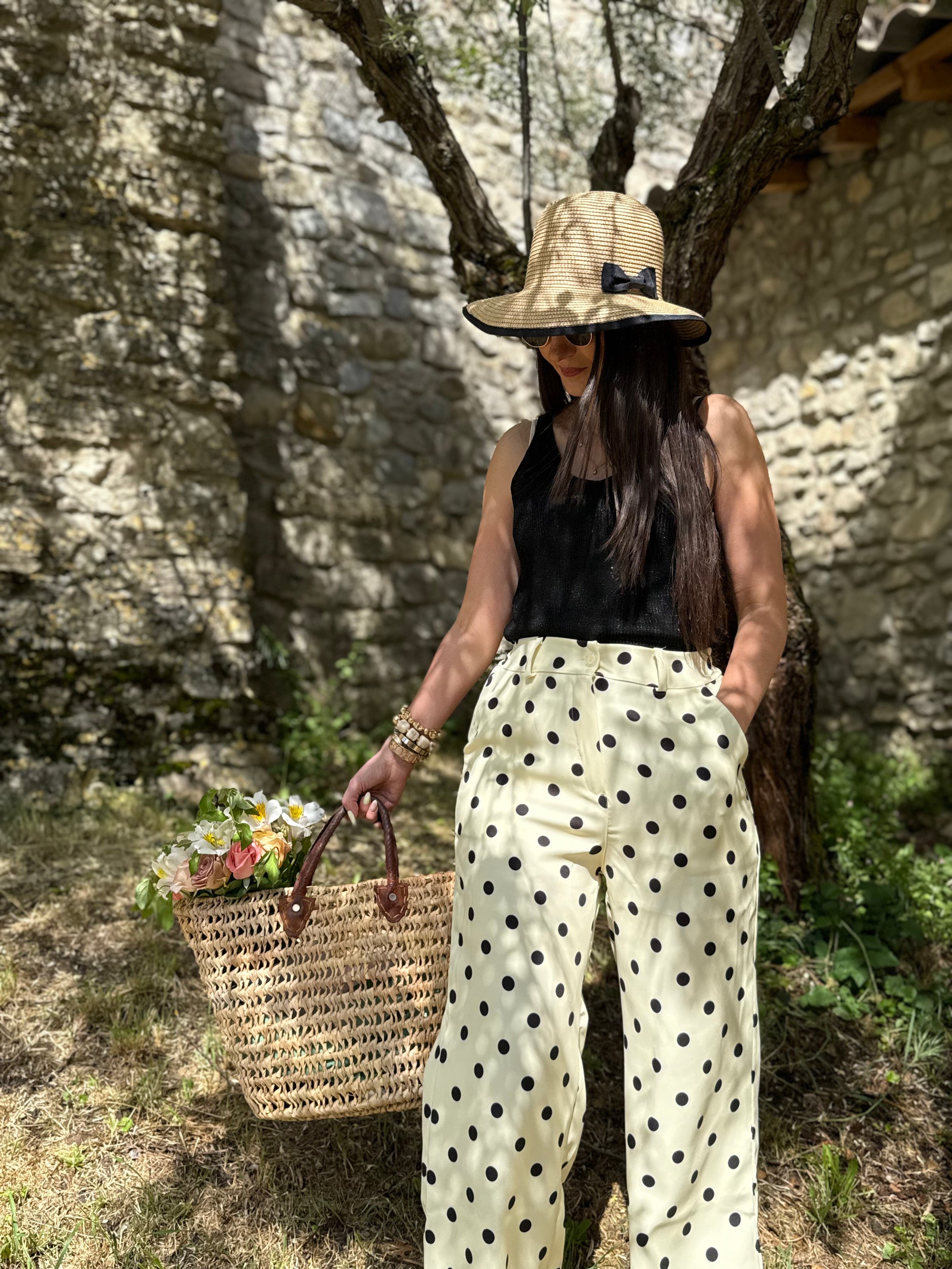 Pantalon à pois ROMY