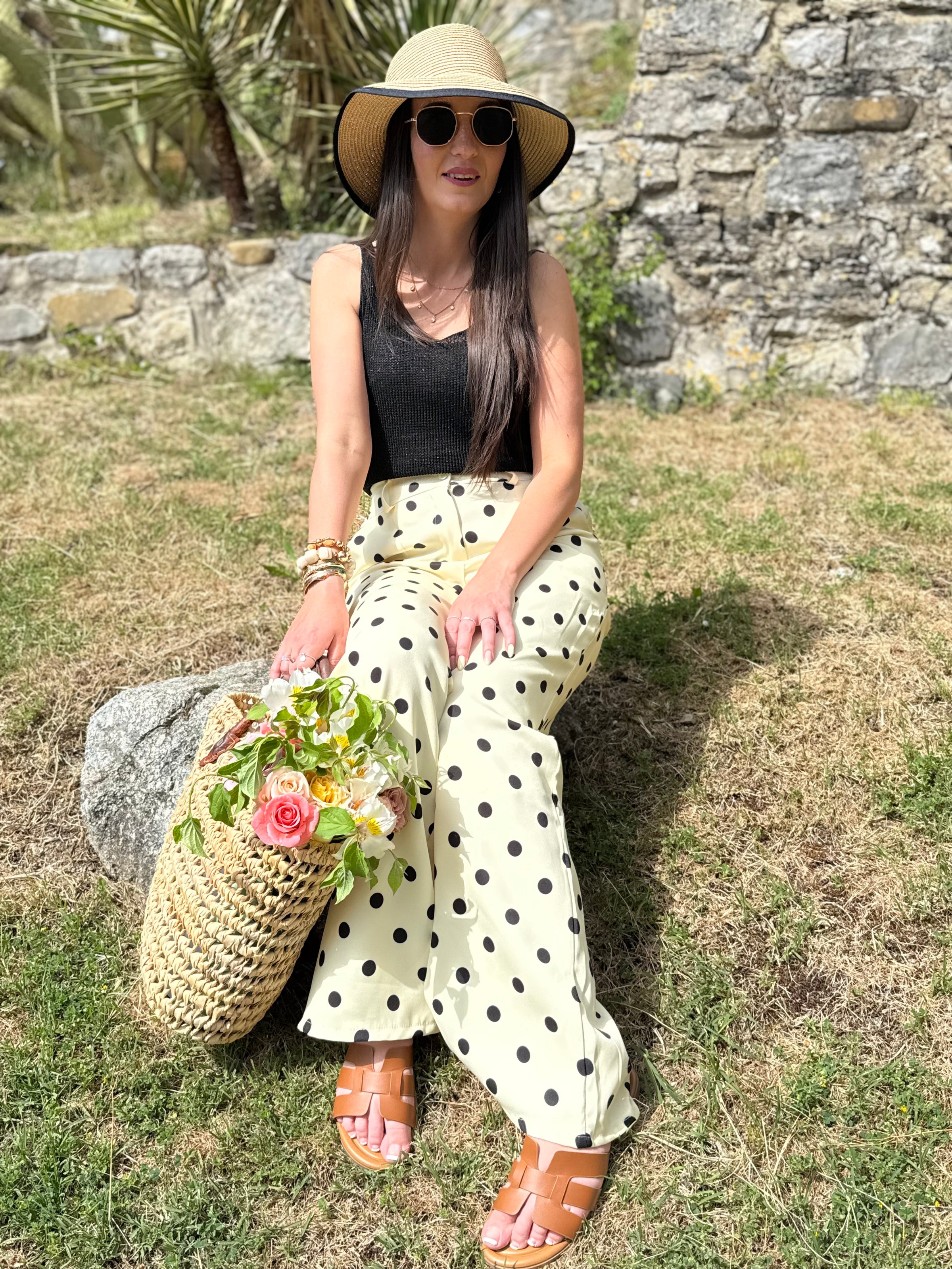Pantalon à pois ROMY