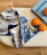 Foulard Carré THÉA Bleu