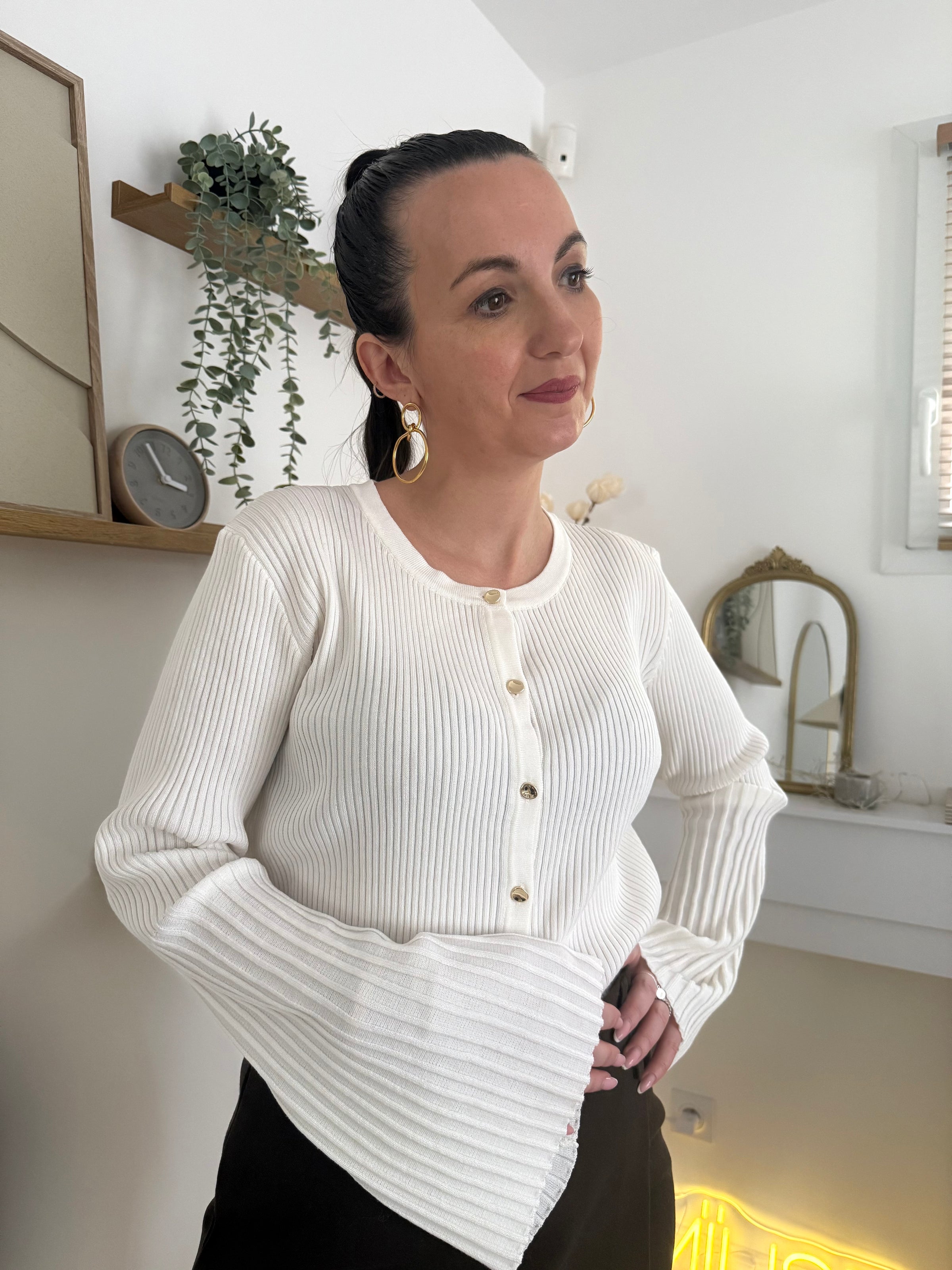 Cardigan à manches évasées MARLY