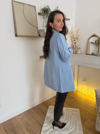 Blazer bleu  à boutons dorés MALO