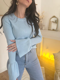 Pull à manches cloches SANDRINE