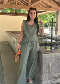 Ensemble Gaze De Coton PABLO Kaki