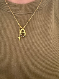 Collier acier doré TALIA