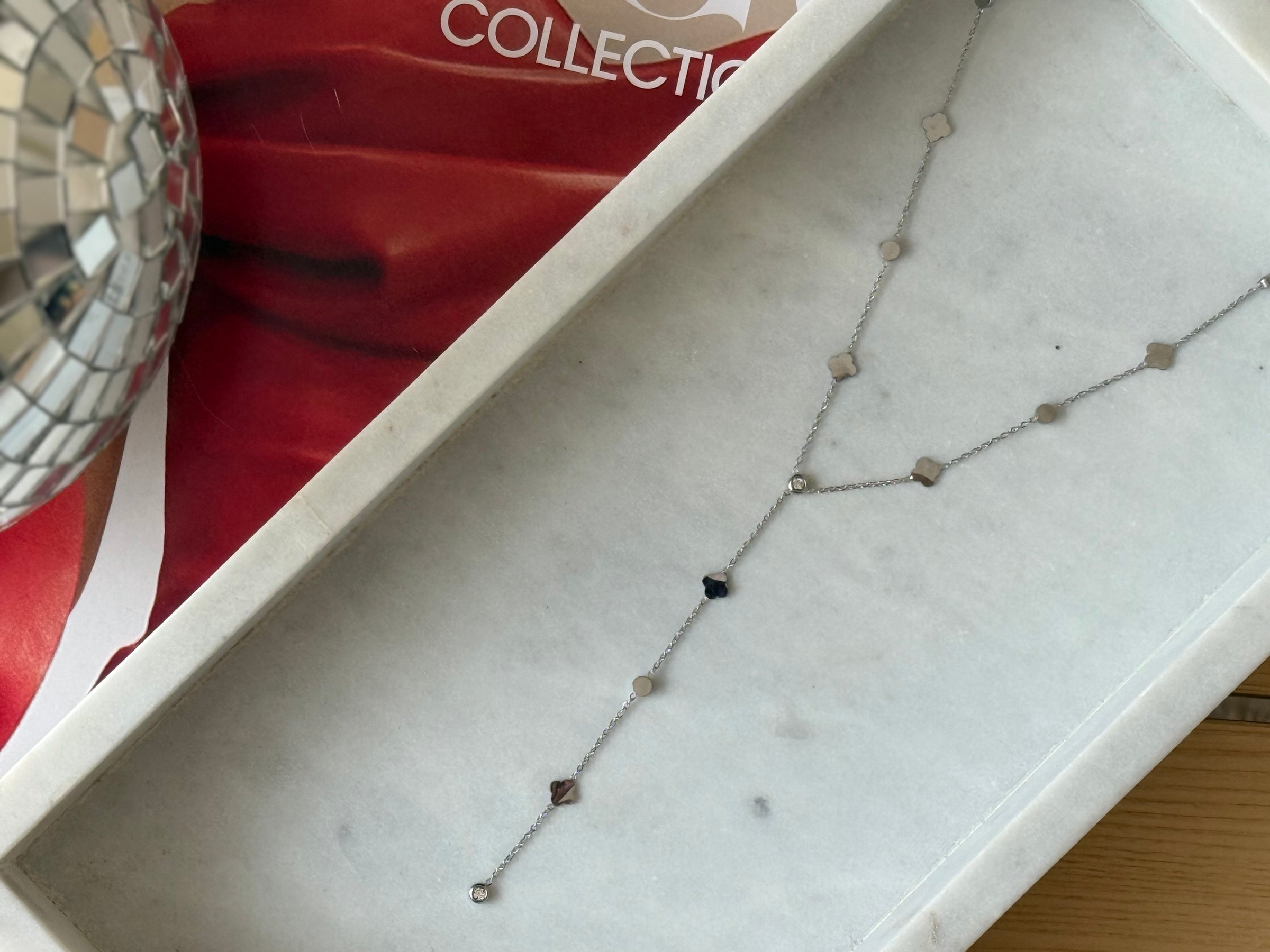 Collier argenté YASMINE