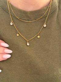 Collier double doré MALOU