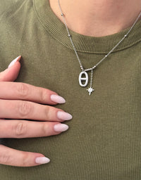 Collier acier argenté TALIA