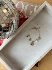 Bracelet en acier doré MÉLIA