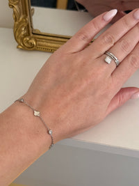 Bracelet argenté YASMINE