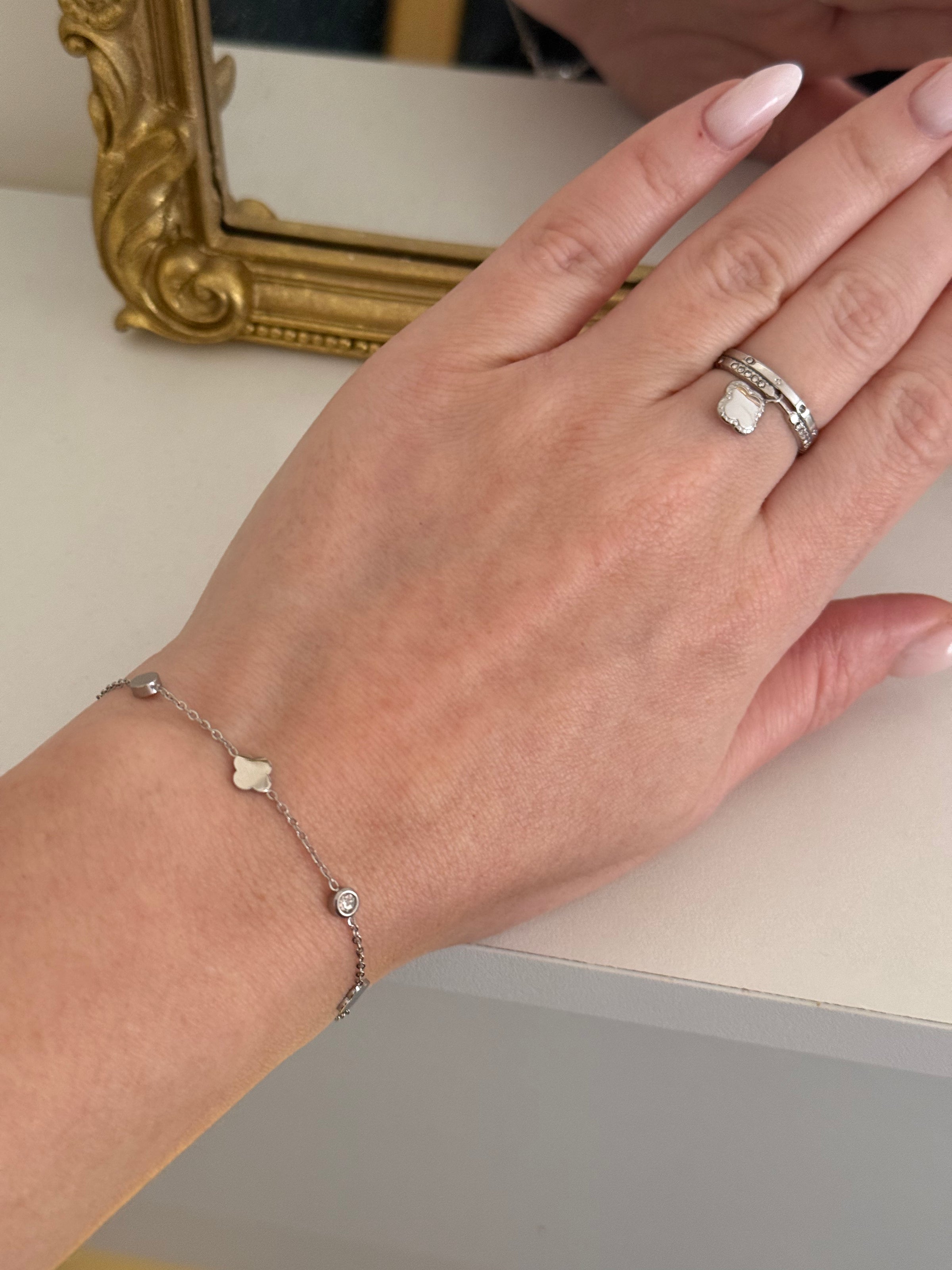 Bracelet argenté YASMINE