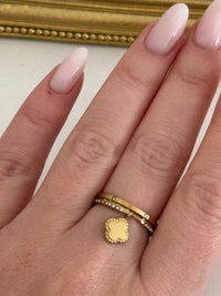 Bague dorée MARTIGUE