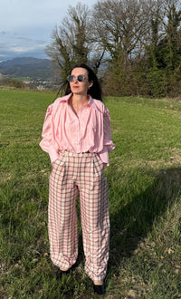 Pantalon à carreaux ANDREAN tendance