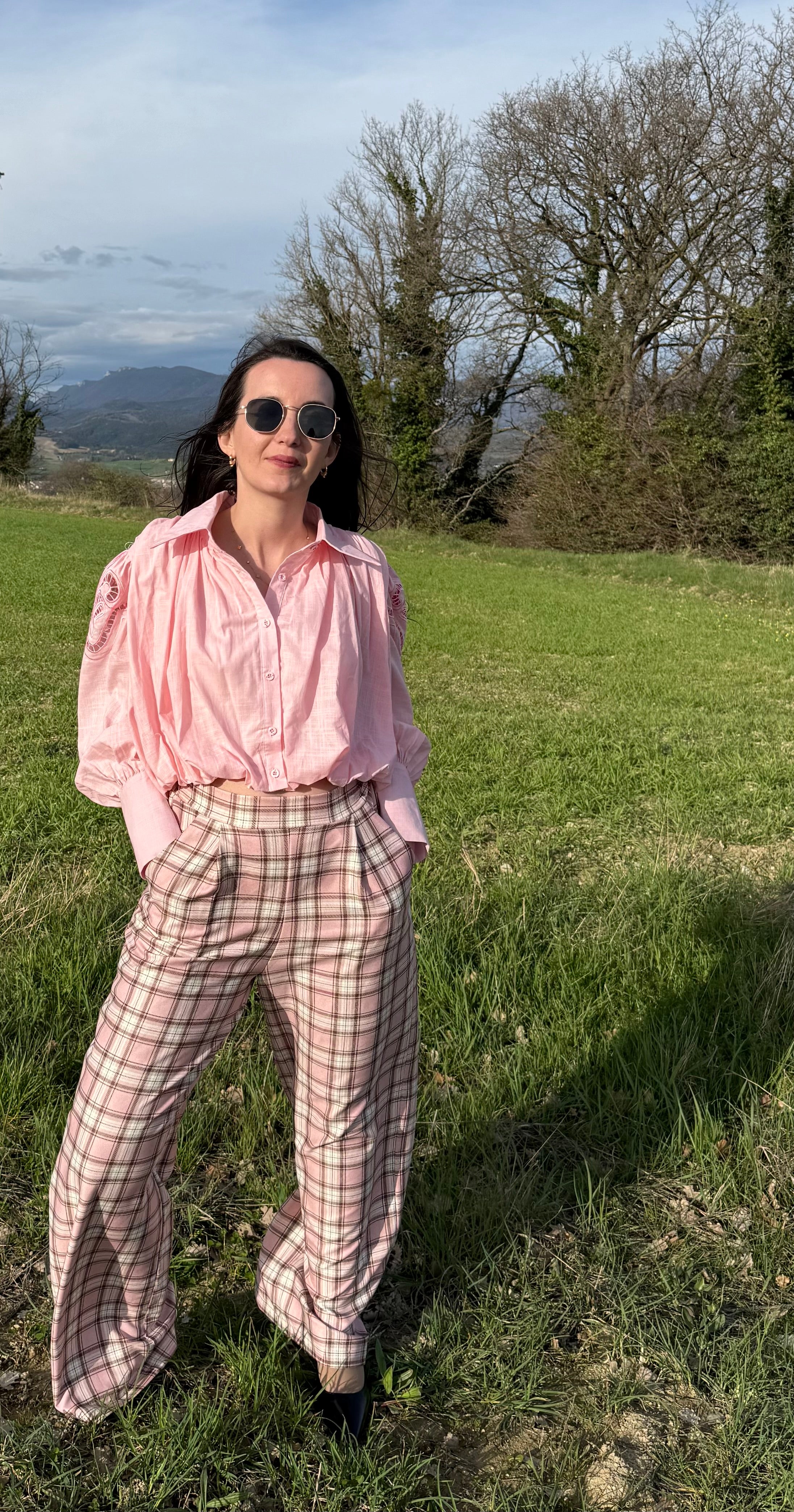 Pantalon à carreaux ANDREAN tendance