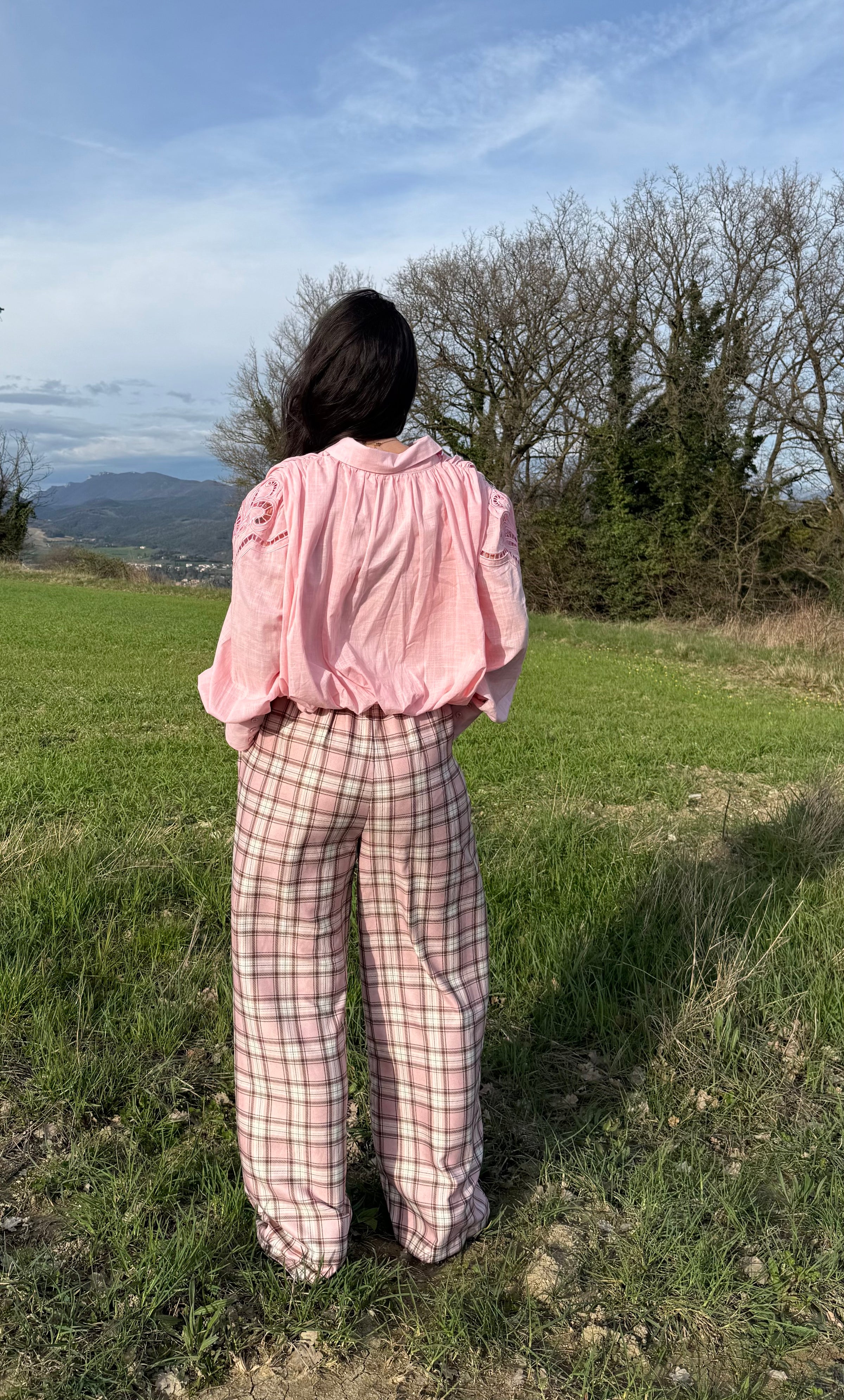 Pantalon à carreaux ANDREAN tendance